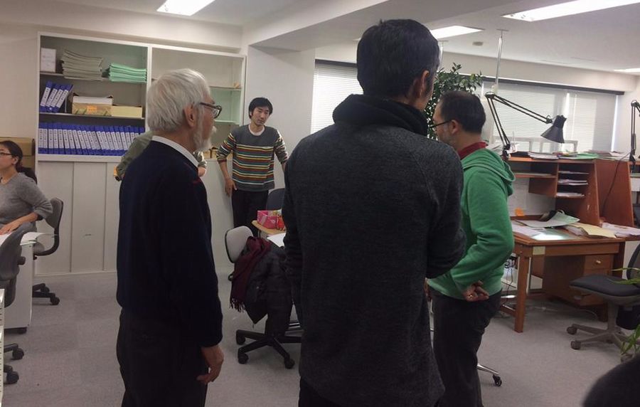 Hayao Miyazaki in visita allo Studio Ponoc.jpg